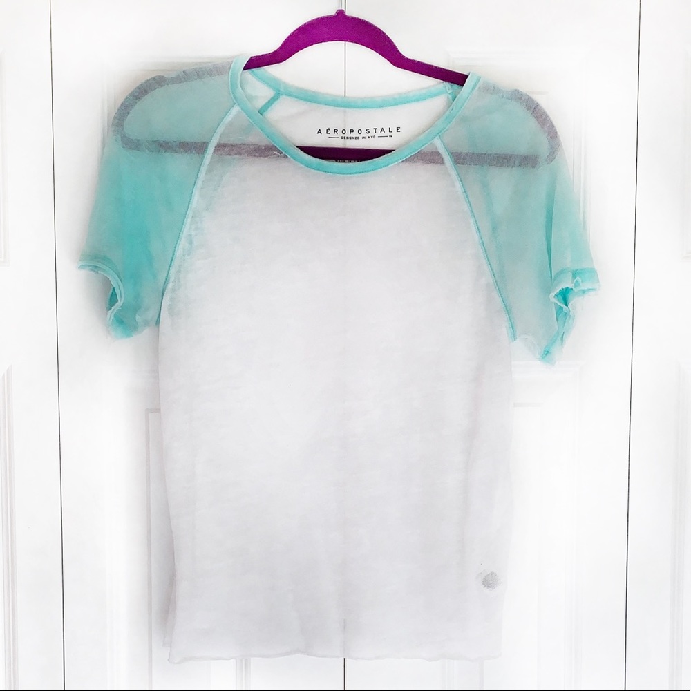 Sheer White Tshirt